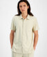 Men's Short-Sleeve Oversized Pique Knit Shirt, Created for Macy's