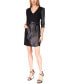 Michael Kors Belted Wrap Dress Black S