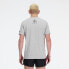 New Balance Men's RBC Brooklyn Half Finisher T-Shirt Grey Size S