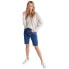 SUPERDRY Kari Long Line denim shorts