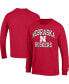 Men's Scarlet Nebraska Huskers High Motor Long Sleeve T-shirt