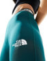 The North Face Training Aracar high waist 7/8 leggings in green Exclusive at ASOS