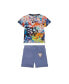 Baby Boys Short Sleeve Shirt and Shorts Set