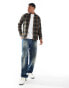 Superdry Cotton lumberjack check shirt in buckshot check olive