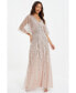 Women's Embellished Sequin Evening Dress