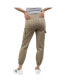 Khaki Maternity Cargo Pants With Underbelly