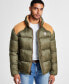 Men's Larry Fabric Block Puffer Jacket