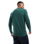 Polo Ralph Lauren icon logo long sleeve t-shirt in dark green marl