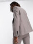 Twisted Tailor buscot suit jacket in mink grey