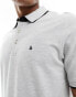 Jack & Jones Essentials jersey polo in grey melange