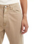 Superdry Five pocket work pants in canyon sand brown