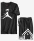 Big Boys MVP Motion Jumpman Graphic Short-Sleeve T-Shirt