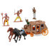 ATOSA Indians And Jeans 32x12 Cm 4 Assorted Figure