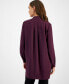 Women's Long-Sleeve Popover Tunic Blouse