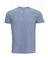 Men's Basic Henley Neck Short Sleeve T-shirt