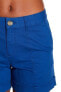 Joe Fresh 155447 Women's Stretch Chino Deep Sea Blue Mid Rise Shorts Size 2