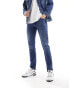 Jack & Jones glenn slim jeans in mid blue