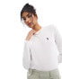 Polo Ralph Lauren long sleeve top in white