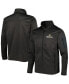 Men's Heather Black Minnesota Vikings Freestyle Coated Tech Fleece Full-Zip Jacket