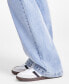 Juniors' Curvy Wide-Leg Carpenter Jeans