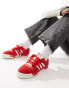 adidas Originals Rivalry Low trainers in retro red and off white