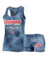 Женская пижама Concepts Sport womens Navy Cleveland Guardians Billboard Racerback Tank Top and Shorts Set