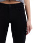 ONLY Royal regular waist skinny jeans in black