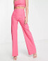 Vesper wide leg trouser co-ord in pink