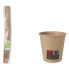 ALGON 100 Kraft Cardboard Cups 120ml