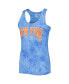 Женская пижама Concepts Sport womens Royal New York Mets Billboard Racerback Tank Top and Shorts Sleep Set