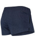 Women's Heathered Navy Navy Midshipmen Performance Cotton Shorts