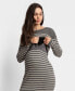 Women's Soft-Stretch Ribbed Sweater Midi Dress