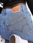 Levi's high waisted mom jeans in light wash