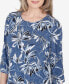 Petite Classics Elegant Flower Top with Necklace