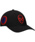 Men's Black Spider-Man 60th Anniversary Comic Undervisor Adjustable Hat