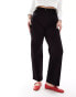 Dr Denim Plus Moxy straight leg jeans in black