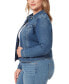 Trendy Plus Size Pixie Long Sleeve Denim Jacket