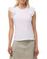 Joe’S Jeans Eyelet Sleeve Top Women's White L