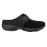 Easy Spirit Edline Slip On Mules Womens Black Flats Casual E-EDLINE-001