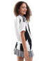 adidas Football Juventus 24/25 home shirt in white/black