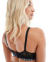 Calvin Klein maternity modern lace triangle bralette in black