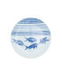 Marine Blue 6-Piece Cake Plate Set