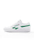 Reebok Club C Revenge trainers in white and green