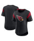 Women's Heather Black Arizona Cardinals Primary Logo Fashion Top