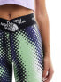 The North Face Training Aracar high waist 7/8 leggings in green dot print Exclusive at ASOS