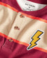 Little & Big Boys Striped Lightning Henley T-Shirt, Created for Macy's