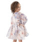 Toddler & Little Girls Balloon-Sleeve Floral Organza Dress