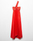 Women's Asymmetrical Pleated Dress