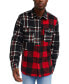 Men's Spliced Long Sleeves Overshirt