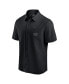 Men's Black Washington Commanders Front Office Button-Up Shirt